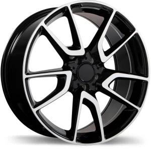 Replika – R207 – Black – 19″x8.5″ 40mm – All weather Wheels – R207-1985-44BG+40R665